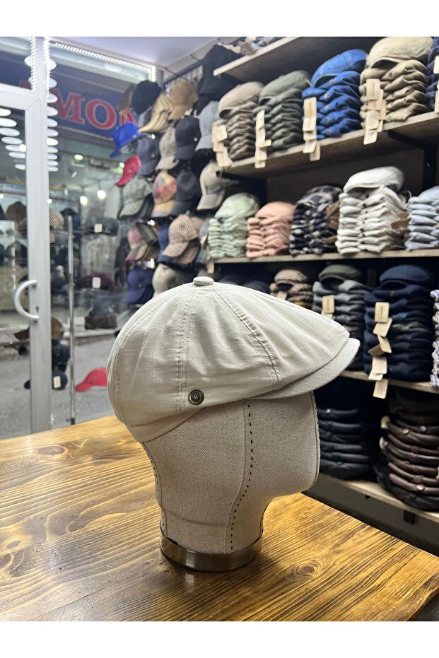 قبعة رجالية صيفية من الكتان الإنجليزي