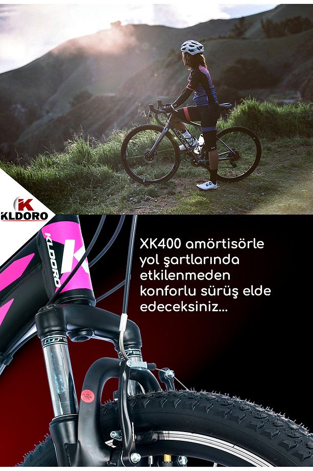 Xk400 3 0 26 Jant Bisiklet 21 Vites V Fren Bisikleti - 5