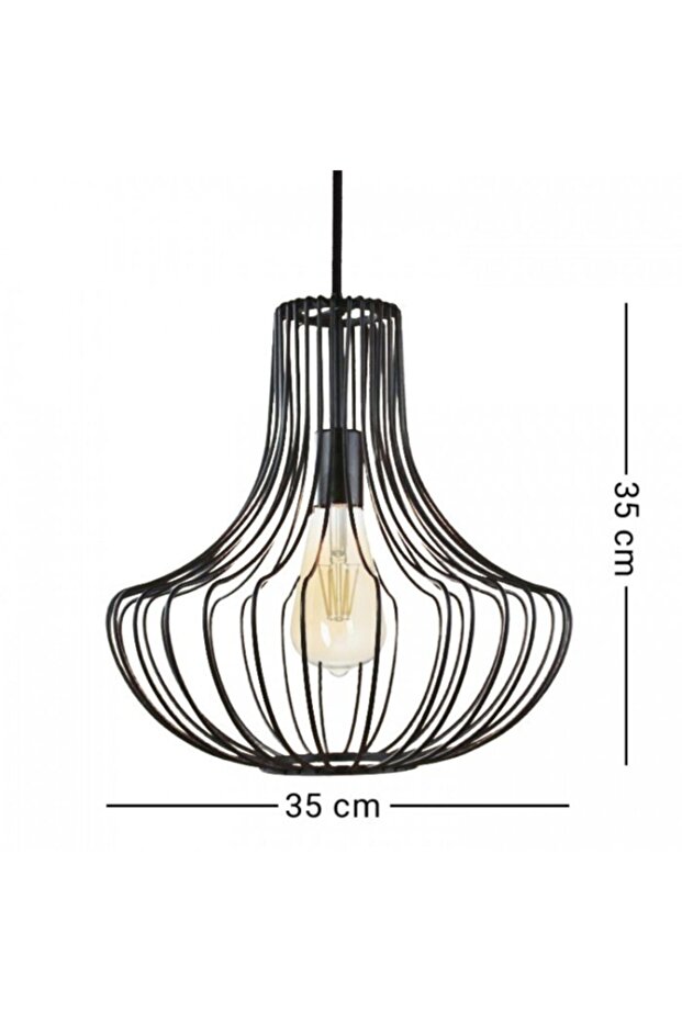 Eric - Tekli Retro Sarkıt Avize - 2