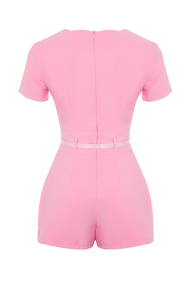Pembe Kemerli Mini Tulum TWOSS24TU00049 - 8