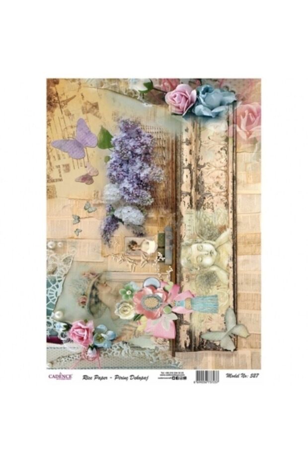 Model 527- Brass Decopage - 1