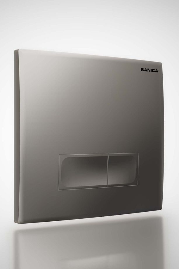 Rezervuar Panel Takımı Mat Krom Kaplama P04 21 X 18 Cm - 1