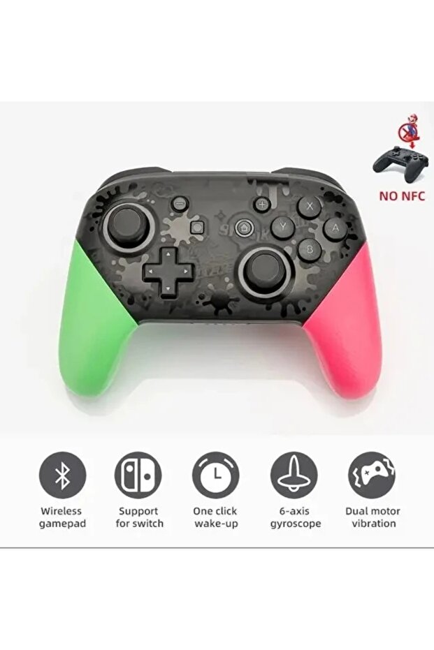 Nintendo Switch Pro Controller Kablosuz Bluetooth Gamepad Oyun Kolu - 2