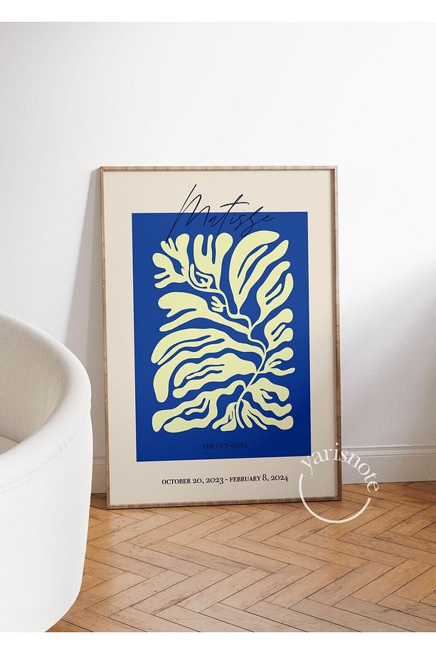 Matisse Abstract Çerçevesiz Poster - 3