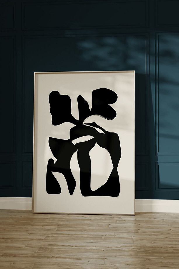 Bohem Çerçevesiz Poster Duvar su Poster Modern Dekoratif Çerçevesiz - 2