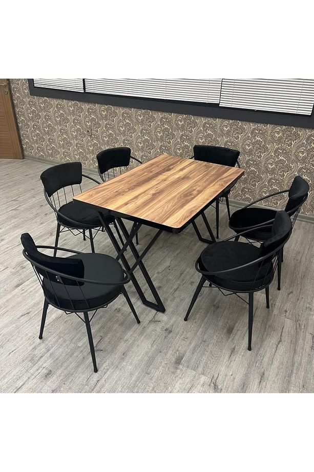 Mutfak Masa Takımı 6 kişilik Mutfak Masa Sandalye Takımı - 3