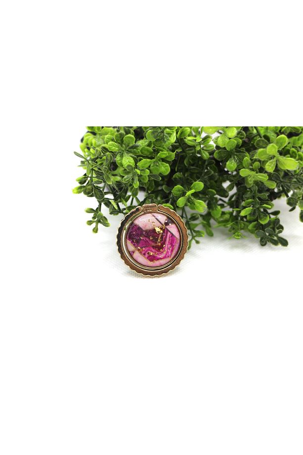 Popsocket Telefon Tutacağı Yüzük Demir Model ve Desenli Parmak Tutucu - 1