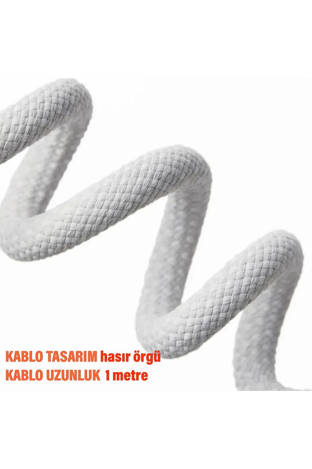 iPhone 15-15 PLUS-15 PRO- 15 PRO MAX uyumlu AUX Kablo Ses Dönüştürücüsü Hasır Type-C Çeviricisi - 3