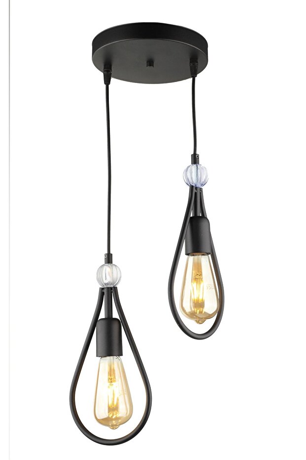 Riyad 2.li Avize Siyah - 2