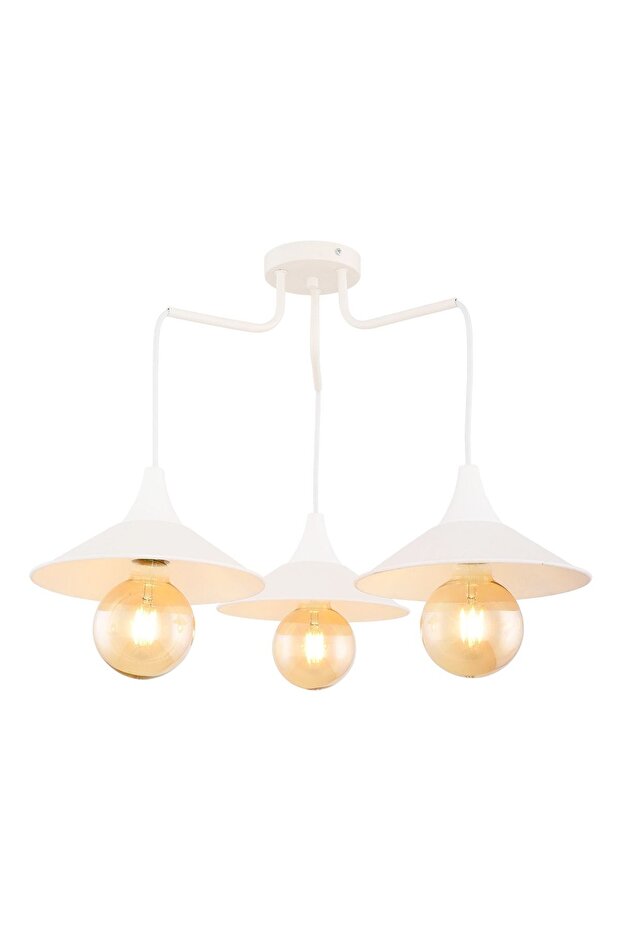 Berlin 3.lü Beyaz - 2