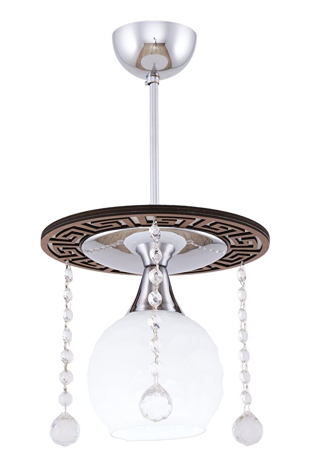 Penta Tekli Ceviz Avize - 4