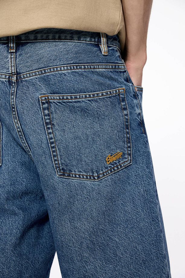 STWD baggy denim bermuda şort - 3