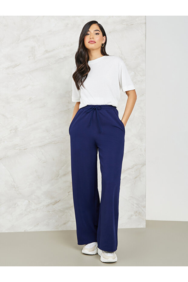 Wide Leg Jogger with Side Pocket