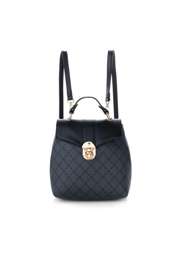 حقيبة ظهر نسائية منقوشة - 5