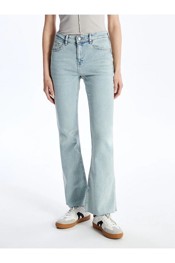 LCW Jeans Mars Flare Kadın Jean Pantolon - 3