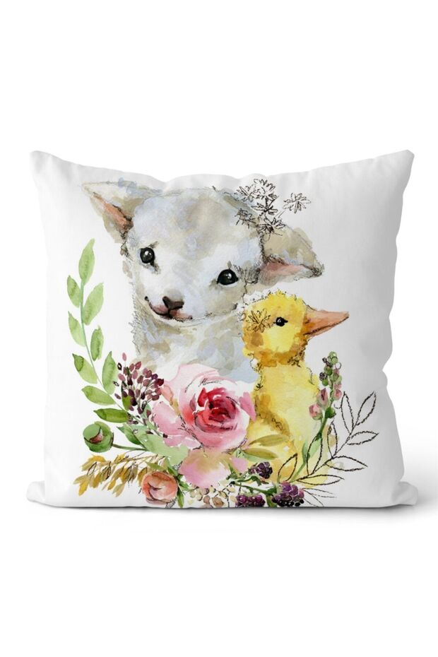 Double Sided Throw Pillow Cover Code: Kir1205 - 1