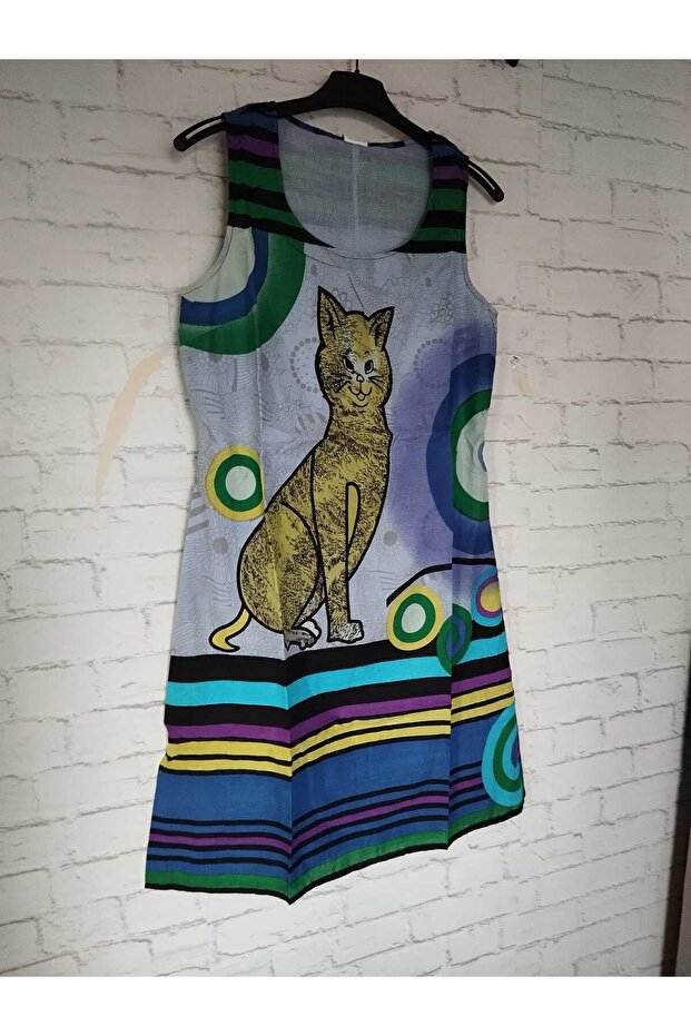 فستان صيفي أصلي بنمط قطة - 6