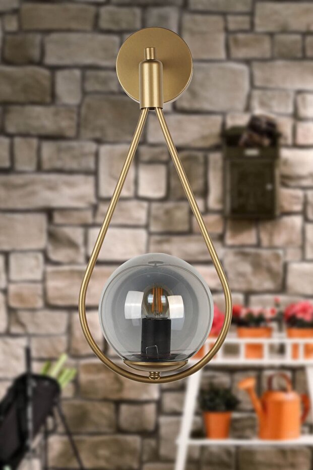 Mexican Sconce Antique Smoked Glass, Modern Wall Sconce, Decorative Wall Lighting, Corridor and Hallway Lighting, Entrance Sconce