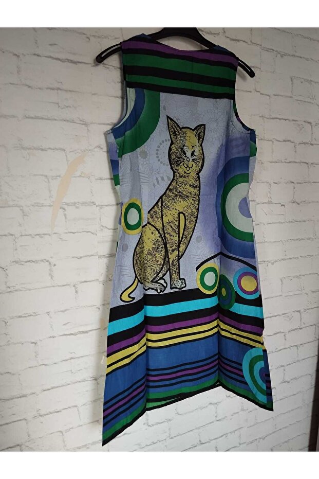 فستان صيفي أصلي بنمط قطة - 4