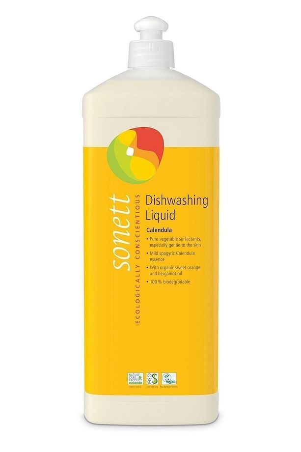 Bitkisel Elde Bulaşık Yıkama Sıvı Deterjanı - Calendula - Aynısefa 1 Lt. - 1