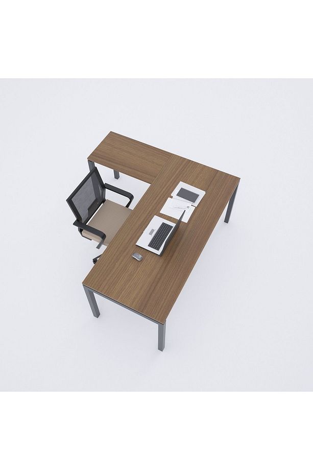 Cube 40 L Etajerli Çalışma Masası 160 cm - 2