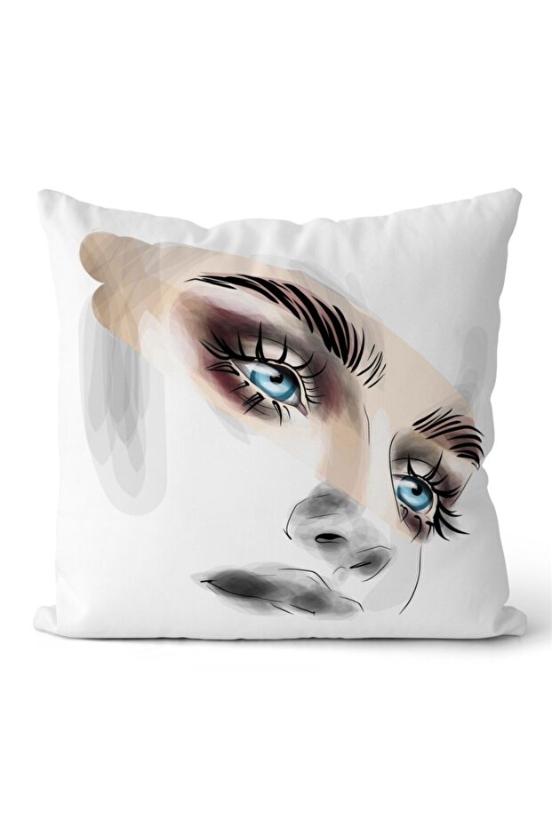 Double Sided Throw Pillow Cover Code: Kir3487 - 1