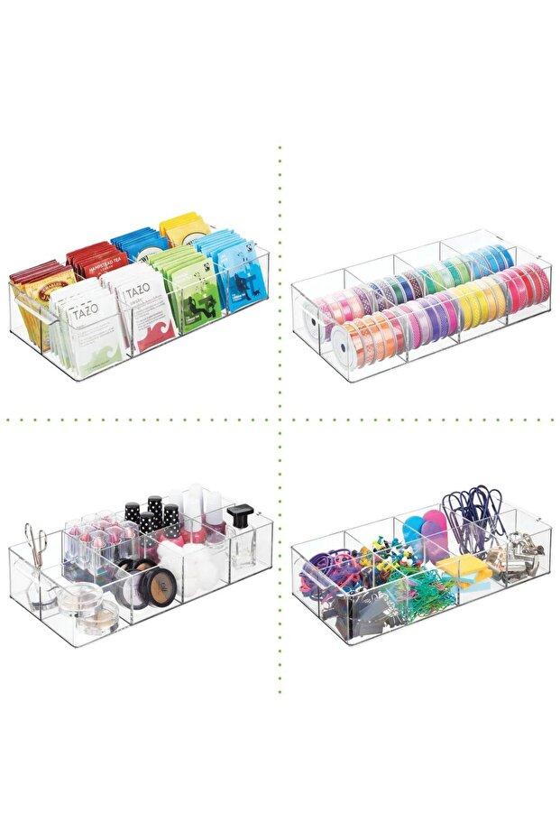 8 Compartment Plexiglass Box Set - 2