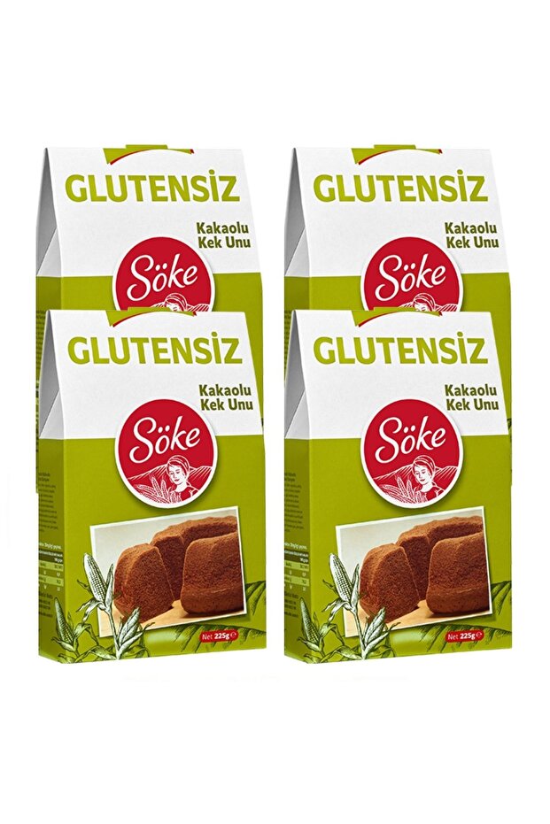 Glutensiz Kakaolu Kek Un 4 X 225 G 4 Lü Set - 1