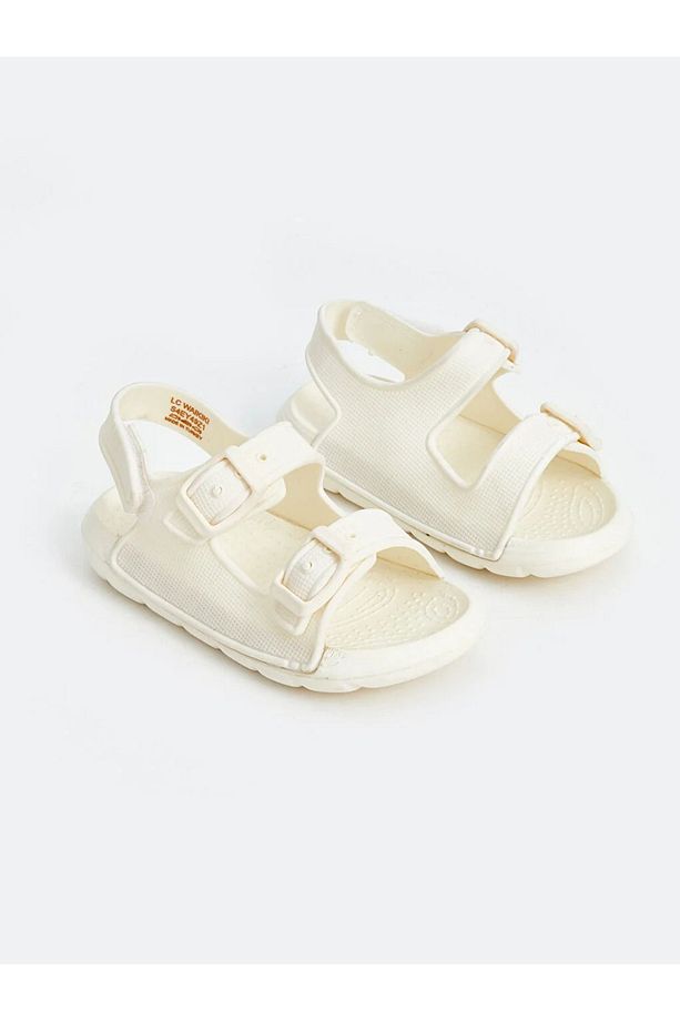 LCW STEPS Baskılı Çift Bantlı Kız Bebek Sandalet - 1