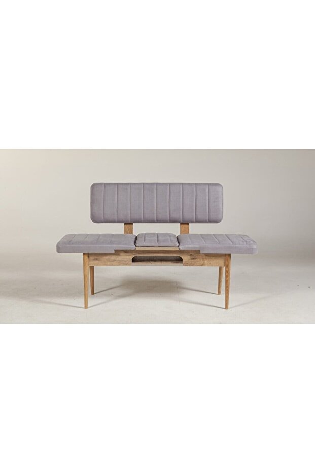 Paris Banklı Yemek Masası Takımı Atlantik Soho Gri - 6