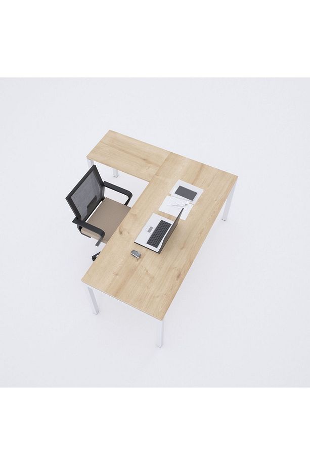 Cube 40 L Etajerli Çalışma Masası 160 cm - 2