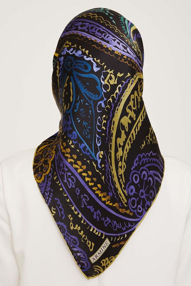 İpek Eşarp 9037d-52 - 2023 Kış Ipek Twill - 3