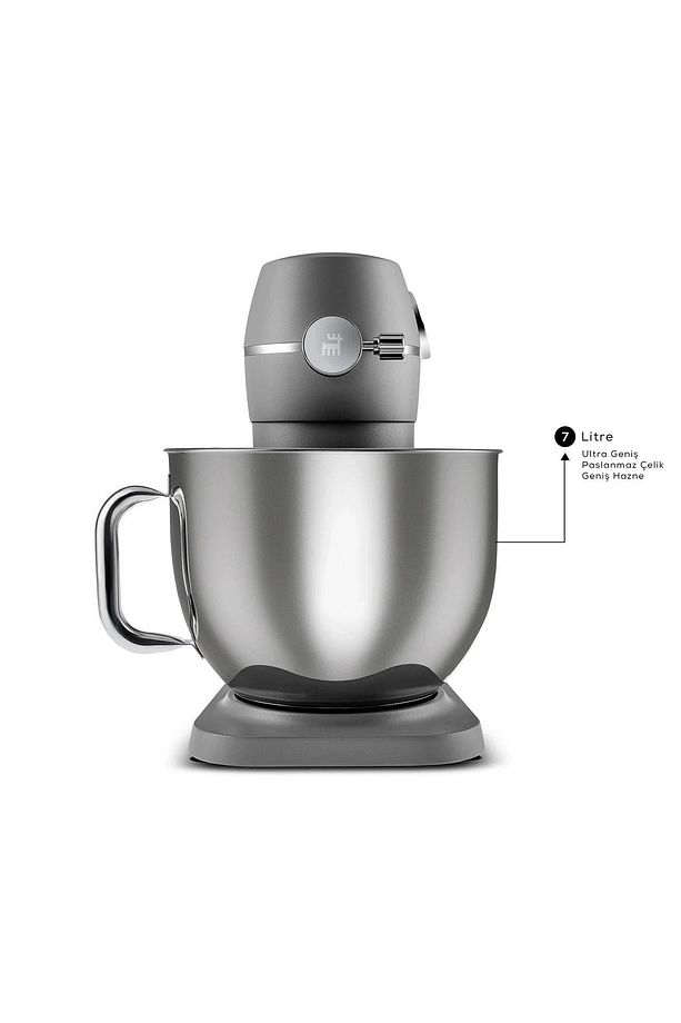 Multichef Artisan Digital Ekran 7 Litre Döküm Stand Mikser Antrasit 1800W - 4