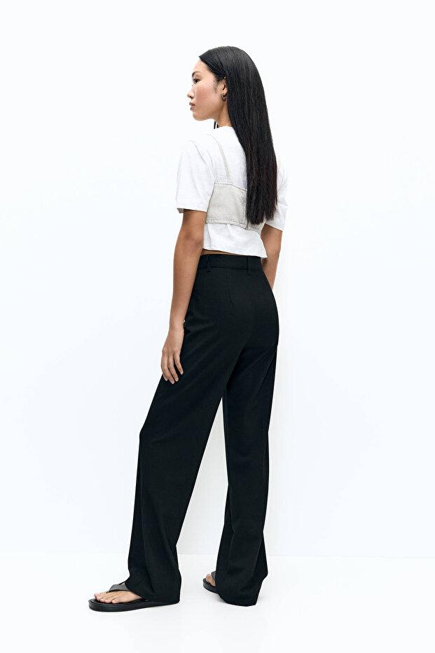 Dikiş detaylı smart pantolon - 4