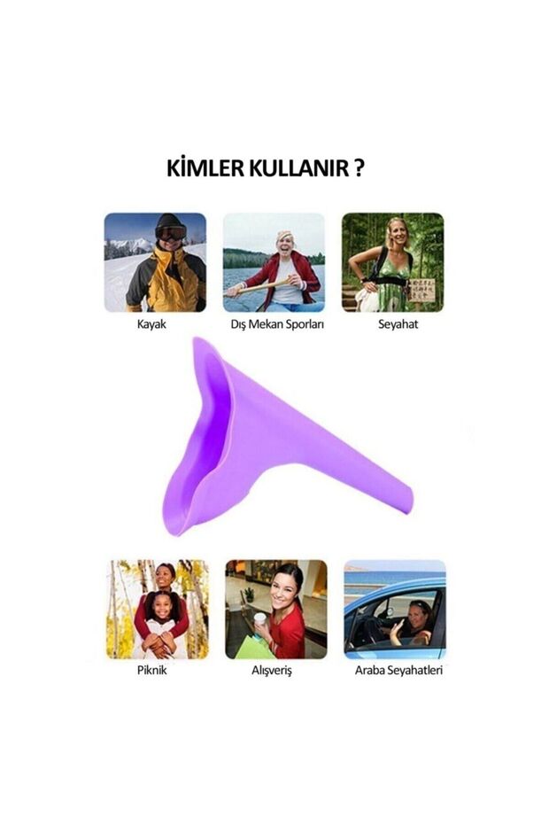 2 Adet Piez Kadınların İçin Hijyenik Ayakta İşeme Temiz Tuvalet Aparatı - 4