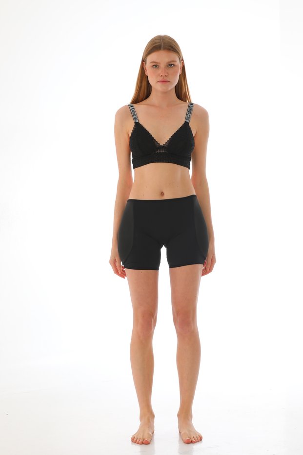 Popo Supporting Pop-Up Basen Shaper Woman Corset Shorts with Filling, Woman Corset Shorts with Filling