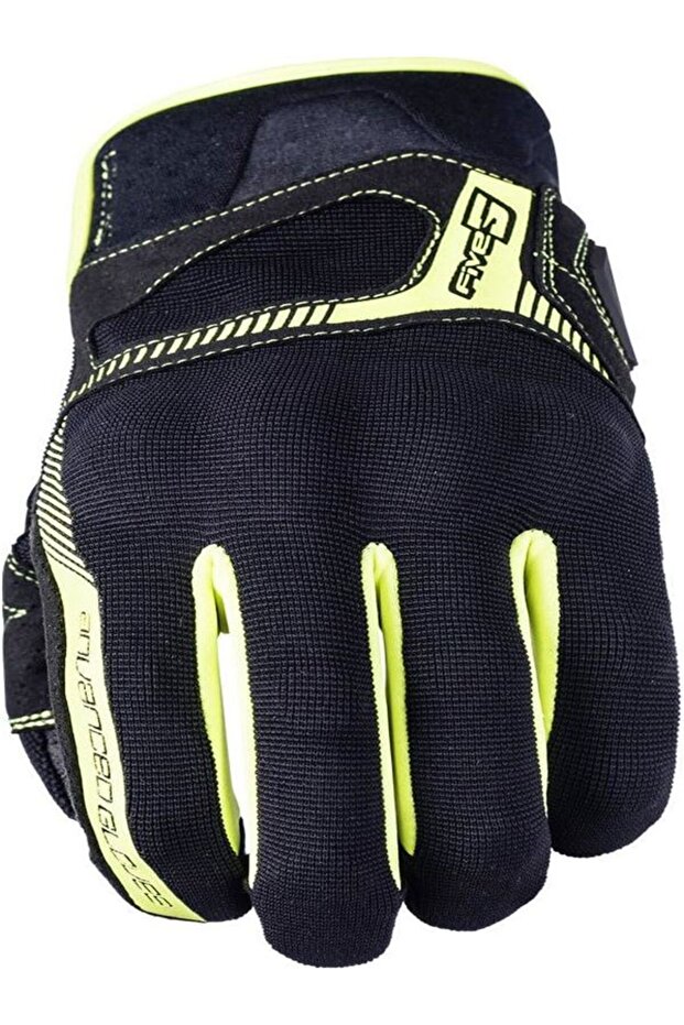 FIVE GLOVES RS3 BLACK-FLUO YELLOW - 1
