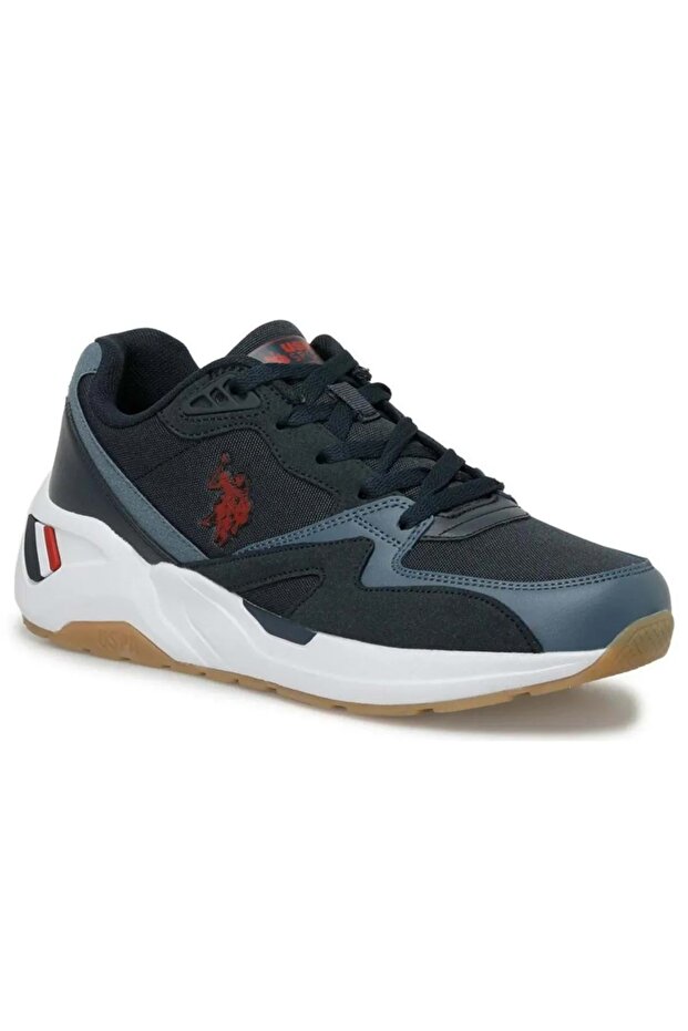 U.S. Polo AssnHusky 4Fx Men's Navy Blue-Red-Blue Sneakers