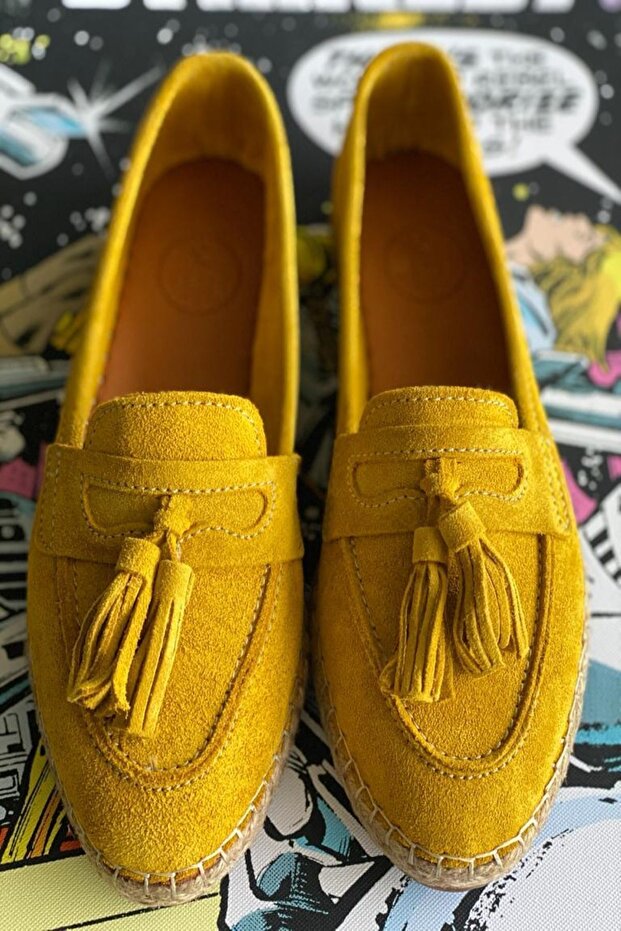 Kadın Sarı Giallo Espana Espadril - 1