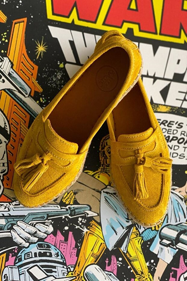 Kadın Sarı Giallo Espana Espadril - 2