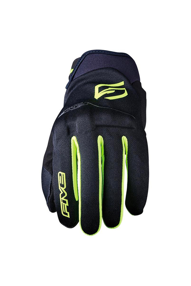 FIVE GLOVES GLOBE BLACK-FLUO-YELLOW - 1