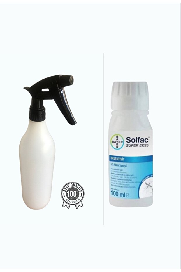 Solfac 100ml Bit Pire Seti / 1000ml Sprey Püskürtücü / Eldiven Hediyeli - 1
