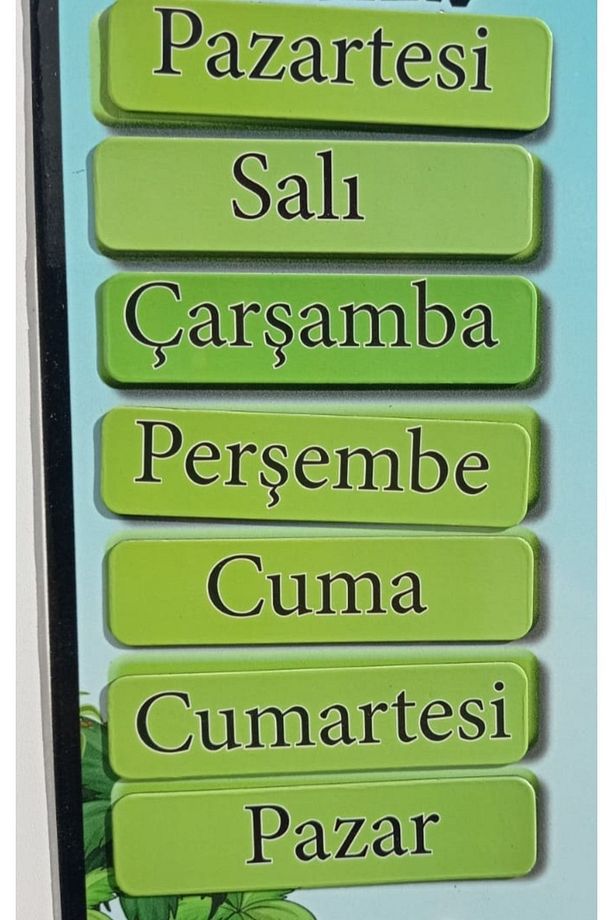 Sınıf Takvimi Mıknatıslı - 5
