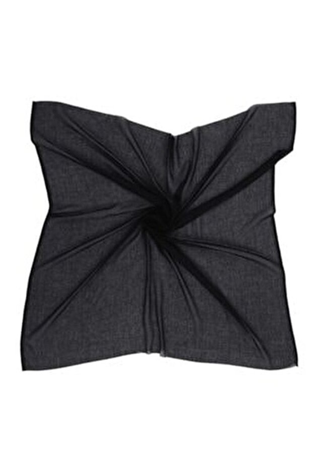 Black Cotton Blended Inside Cheesecloth