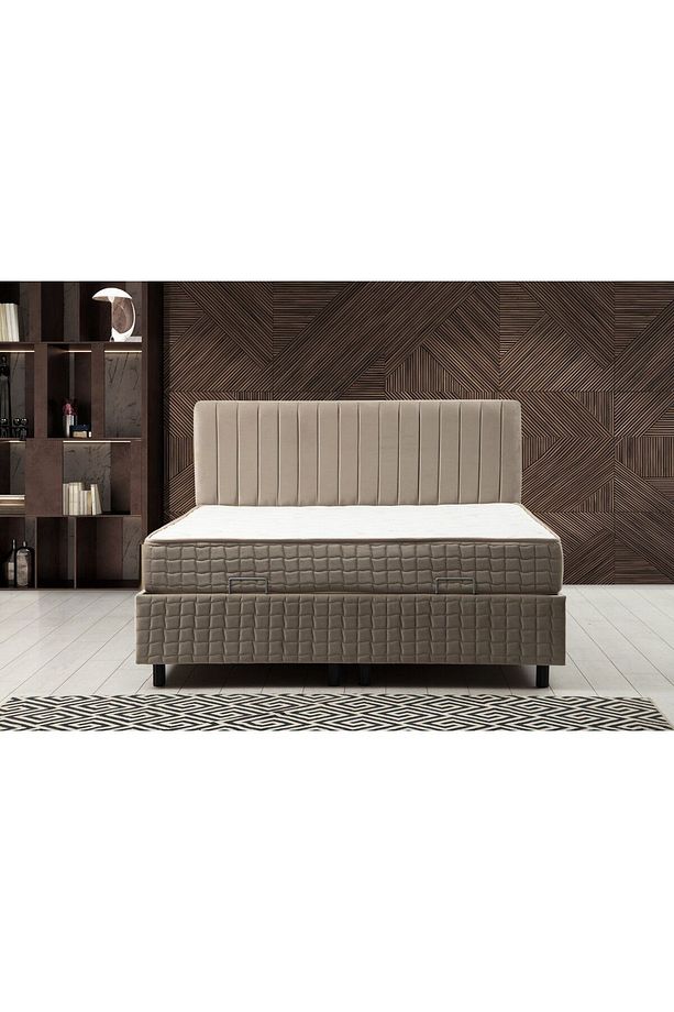 Safir Baza Başlık Pedsiz Yatak Seti 120x200 - 2