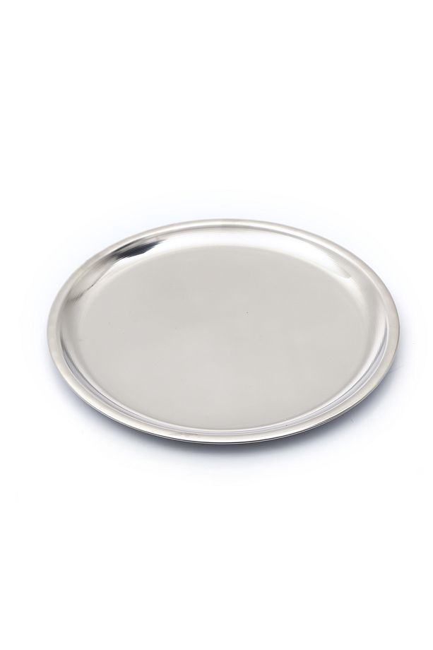 PASLANMAZ ÇELİK DÜZ, SERVİS TABAĞI KALIN PARLAK ÇELİK 17 CM (NO.2) 6 LI PAKET - 3
