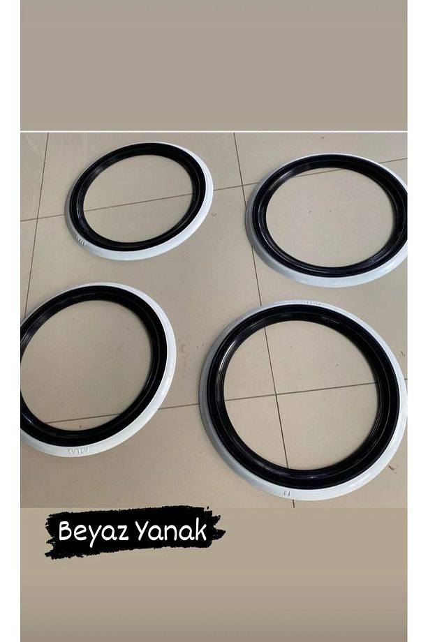 14 JANT BEYAZ YANAK 14" TÜM JANTLARA UYUMLUDUR. - 1
