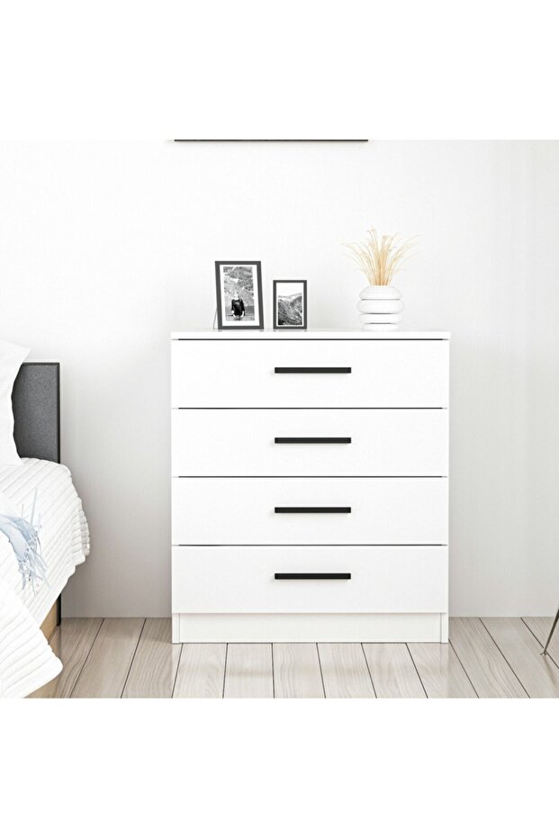 Kale Şifonyer - Beyaz - 1