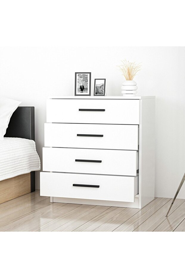 Kale Şifonyer - Beyaz - 4