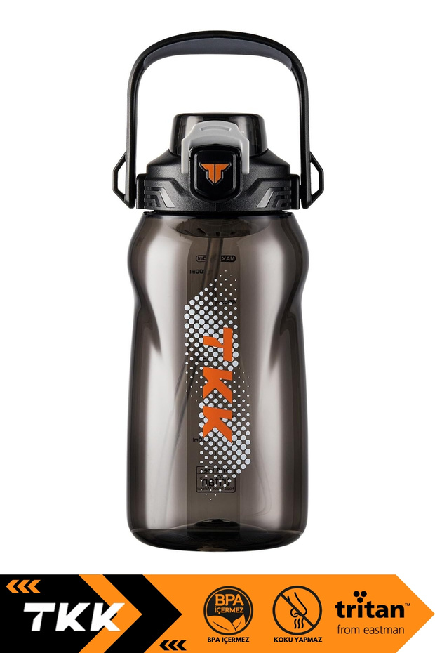 New Collection TKK 1500ml - Tritan Water Bottle with/without Straw, Neck Hanger and Handle